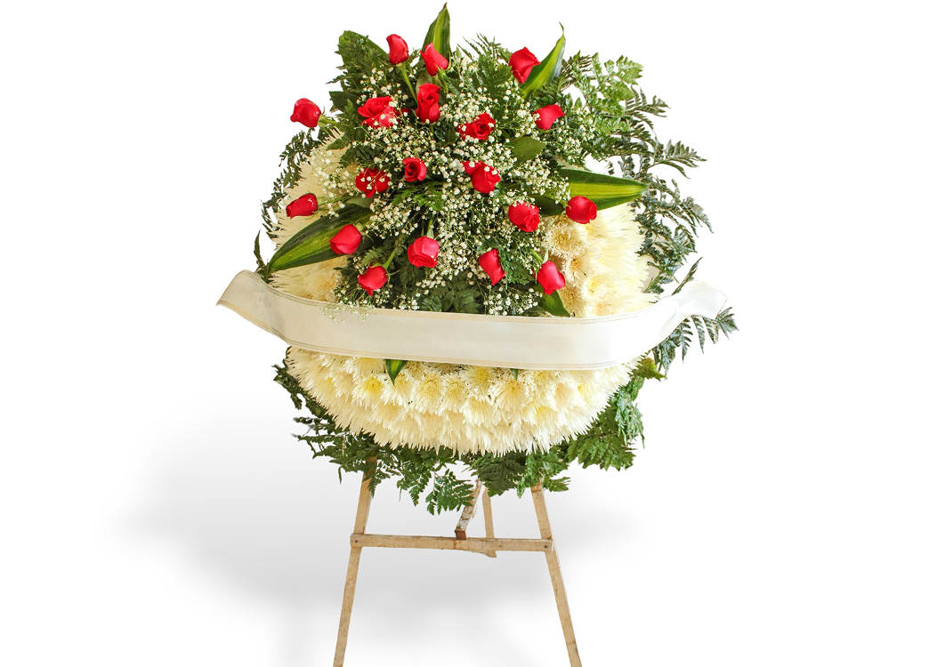 Coronas florales para despedidas especiales
